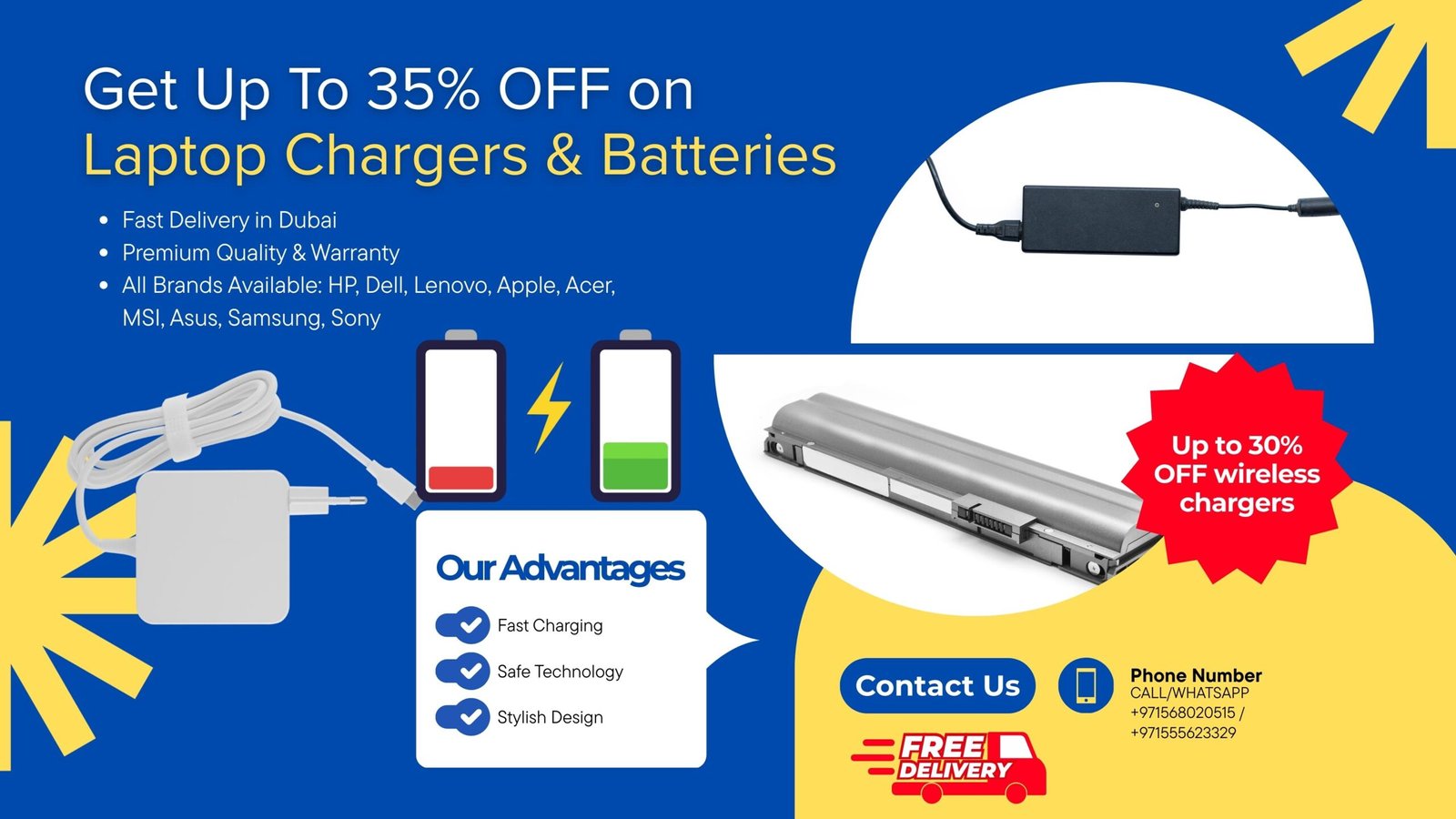 blue white and pink modern exclusive charger deals this week twitter post